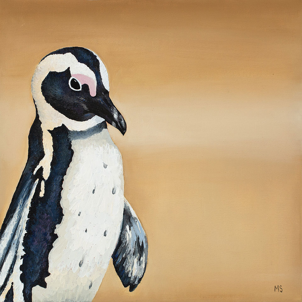 Alexander Art Academy | Oceana Exhibition | Miranda Sherry - Thoughtful African Penguin