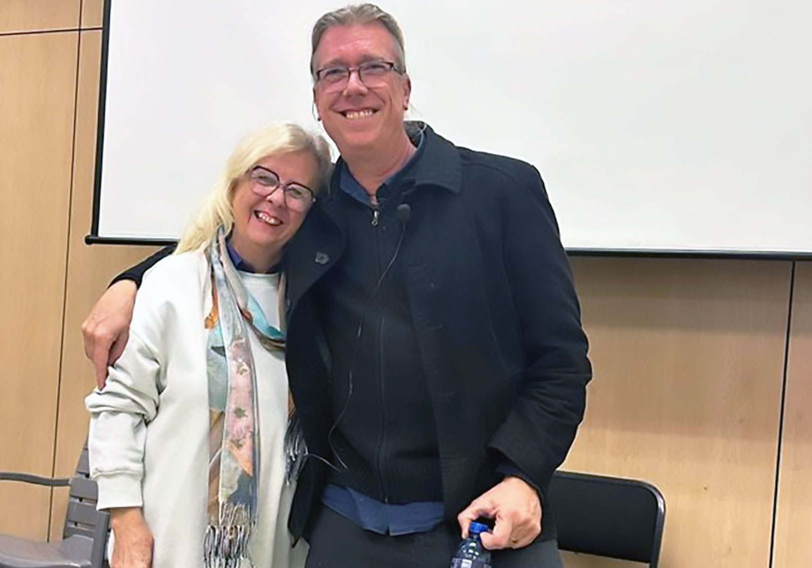 Marc Alexander with Irene Oxley at SASA Talk - Pricing Your Artwork