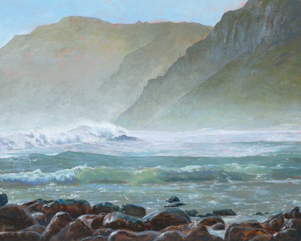 Alexander Art Academy Showcase 2026 | Coleen Brice | Misty Cliffs Tides