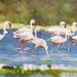 Alexander Art Acdemy Showcase 2026 | Sue Sherman | Flamingos