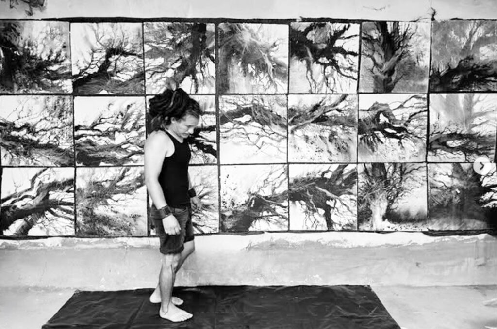 Alexander Art Academy | Nicholas Lopez in his studio